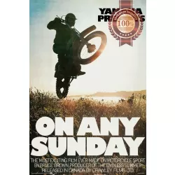 ON ANY SUNDAY 1971 70s ORIGINAL CINEMA DOCUMENTARY MOVIE PRINT PREMIUM POSTER