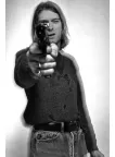 KURT COBAIN GUN BLACK AND WHITE RARE ORIGINAL PHOTO PRINT PREMIUM POSTER