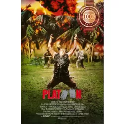 PLATOON 1986 80s WAR VIETNAM ORIGINAL OFFICIAL CINEMA MOVIE PRINT PREMIUM POSTER