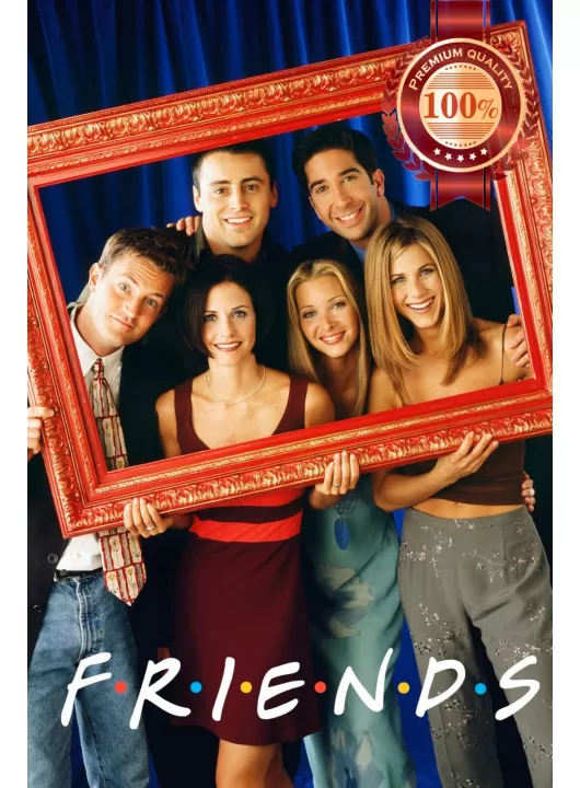 FRIENDS PICTURE FRAME PHOTO OFFICIAL ORIGINAL TV SHOW PRINT PREMIUM POSTER FRIENDS PICTURE FRAME PHOTO OFFICIAL ORIGINAL TV SHOW PRINT PREMIUM POSTER