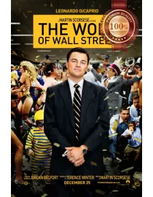 THE WOLF OF WALL STREET OFFICIAL ORIGINAL CINEMA MOVIE PRINT PREMIUM POSTER