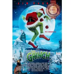 THE GRINCH 2000 JIM CARREY ORIGINAL OFFICIAL CINEMA MOVIE PRINT PREMIUM POSTER