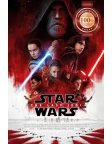 THE LAST JEDI STAR WARS 2017 FILM ORIGINAL CINEMA MOVIE PRINT PREMIUM POSTER