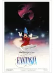 FANTASIA 1940 40s DISNEY CLASSIC ORIGINAL CINEMA MOVIE PRINT PREMIUM POSTER