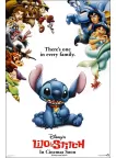 LILO AND STITCH THERE'S ONE IN EVERY FAMILY ORIGINAL MOVIE PRINT PREMIUM POSTER