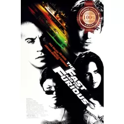THE FAST AND THE FURIOUS VIN DIESEL ORIGINAL CINEMA MOVIE PRINT PREMIUM POSTER