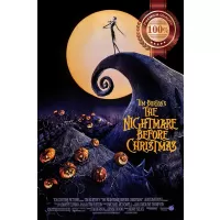 THE NIGHTMARE BEFORE CHRISTMAS 1993 ORIGINAL CINEMA MOVIE PRINT PREMIUM POSTER
