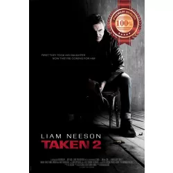 TAKEN 2 LIAM NEESON ORIGINAL OFFICIAL CINEMA MOVIE FILM PRINT PREMIUM POSTER