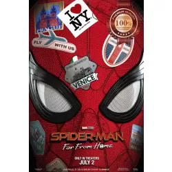 SPIDER-MAN FAR FROM HOME MASK ORIGINAL CINEMA MOVIE PRINT PREMIUM POSTER