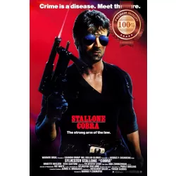 COBRA SYLVESTER STALLONE 1986 MOVIE FILM ORIGINAL ART PRINT PREMIUM POSTER