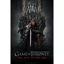 LARGE 90cm x 60cm GAME OF THRONES GOT NED STARK THRONE PRINT PREMIUM POSTER