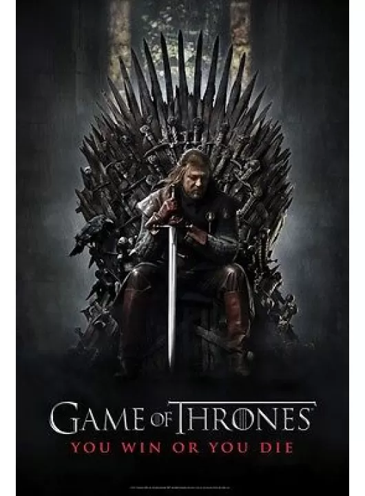 LARGE 90cm x 60cm GAME OF THRONES GOT NED STARK THRONE PRINT PREMIUM POSTER LARGE 90cm x 60cm GAME OF THRONES GOT NED STARK THRONE PRINT PREMIUM POSTER