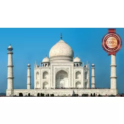 TAJ MAHAL INDIA ICON BUILDING FAMOUS MONUMENT PHOTO PRINT - PREMIUM POSTER