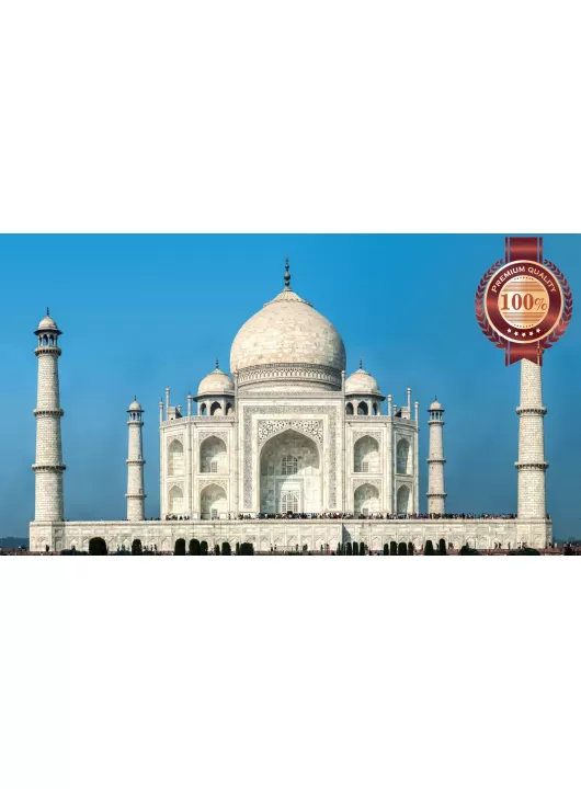 TAJ MAHAL INDIA ICON BUILDING FAMOUS MONUMENT PHOTO PRINT - PREMIUM POSTER