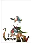 BANKSY STREET RAT COLOURFUL ANARCHY DECOR PRINT WALL ART HOME PREMIUM POSTER