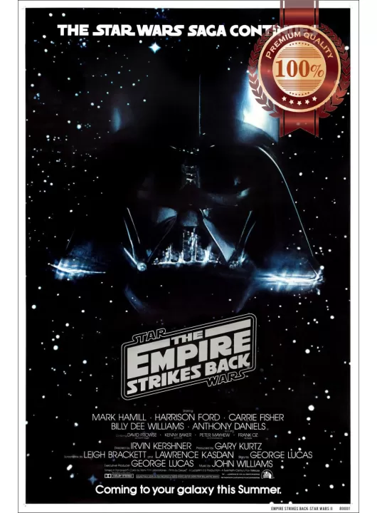 THE EMPIRE STRIKES BACK DARTH VADER STAR WARS CINEMA MOVIE PRINT PREMIUM POSTER
