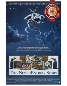 THE NEVERENDING STORY 1984 80s OFFICIAL ORIGINAL MOVIE FILM PRINT PREMIUM POSTER