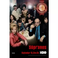 THE SOPRANOS CAST CHARACTERS V2 TV SHOW ORIGINAL OFFICIAL PRINT PREMIUM POSTER