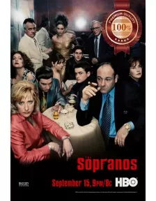 THE SOPRANOS CAST CHARACTERS V2 TV SHOW ORIGINAL OFFICIAL PRINT PREMIUM POSTER