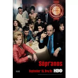THE SOPRANOS CAST CHARACTERS V2 TV SHOW ORIGINAL OFFICIAL PRINT PREMIUM POSTER