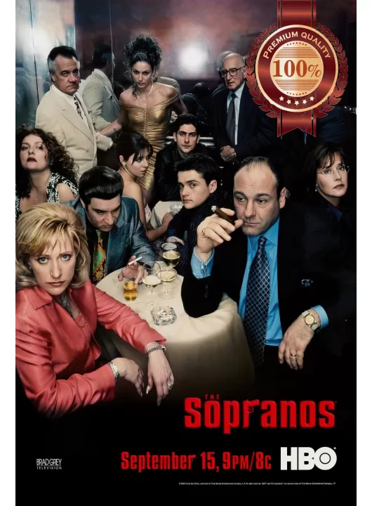 THE SOPRANOS CAST CHARACTERS V2 TV SHOW ORIGINAL OFFICIAL PRINT PREMIUM POSTER THE SOPRANOS CAST CHARACTERS V2 TV SHOW ORIGINAL OFFICIAL PRINT PREMIUM POSTER