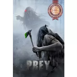 PREY 2022 ALIEN PREDATOR CINEMA ORIGINAL THEATRICAL MOVIE PRINT PREMIUM POSTER