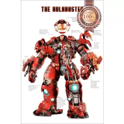 THE HULKBUSTER IRON MAN SUIT HULK BUSTER INFO DIAGRAM PRINT PREMIUM POSTER