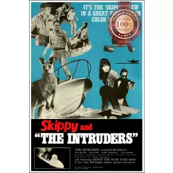 SKIPPY AND THE INTRUDERS 1969 60s AUS MOVIE FILM CINEMA PRINT PREMIUM POSTER