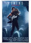 ALIENS RIPLEY HOLDING GUN GIRL 1986 80s ORIGINAL MOVIE FILM PRINT PREMIUM POSTER