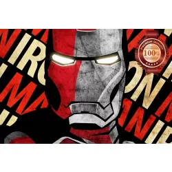 IRON MAN IRONMAN DESIGN ART FACE HELMET ORIGINAL CINEMA PRINT PREMIUM POSTER