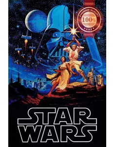 A NEW HOPE 1977 STAR WARS EPISODE IV ORIGINAL CINEMA MOVIE PRINT PREMIUM POSTER