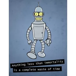 LARGE BENDER QUOTE FUTURAMA THE SIMPSONS DECOR WALL ART PRINT PREMIUM POSTER