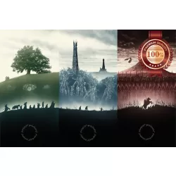 LORD OF RINGS MOVIE LOTR 3 SCENES ARTWORK HOME ART PRINT - PREMIUM POSTER