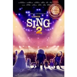 SING 2 2021 3D ORIGINAL CINEMA KIDS MOVIE FILM ART PRINT PREMIUM POSTER