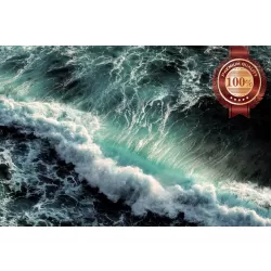 WAVE CRASHING ROUGH SEA OCEAN SURF WATER WALL ART PRINT PREMIUM POSTER