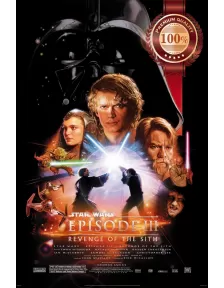 REVENGE OF THE SITH EP3 STAR WARS MOVIE ORIGINAL CINEMA PRINT PREMIUM POSTER