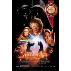 REVENGE OF THE SITH EP3 STAR WARS MOVIE ORIGINAL CINEMA PRINT PREMIUM POSTER