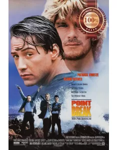 POINT BREAK KEANU REEVES 1991 90 FILM MOVIE ORIGINAL CINEMA PRINT PREMIUM POSTER