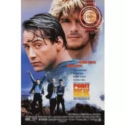 POINT BREAK KEANU REEVES 1991 90 FILM MOVIE ORIGINAL CINEMA PRINT PREMIUM POSTER