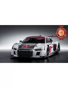 AUDI R8 QUATTRO GT3 RACE SUPER HYPER CAR FRONT SIDE PRINT PREMIUM POSTER
