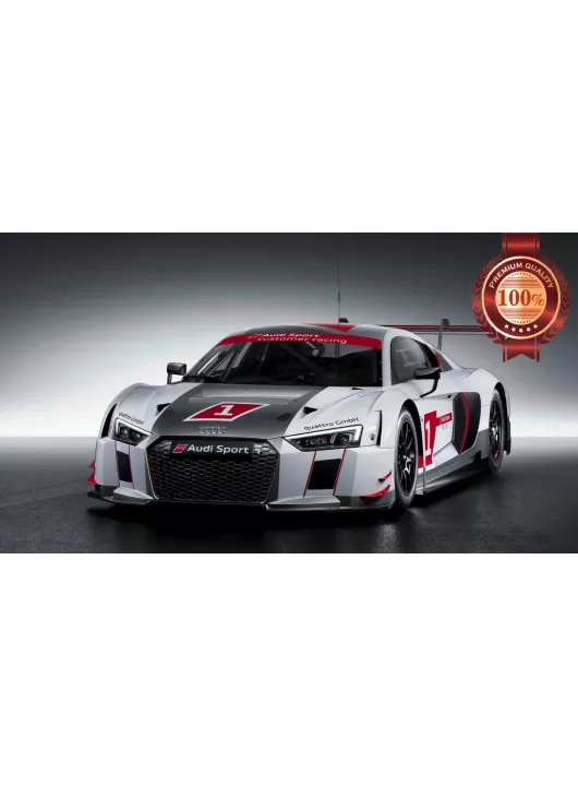 AUDI R8 QUATTRO GT3 RACE SUPER HYPER CAR FRONT SIDE PRINT PREMIUM POSTER AUDI R8 QUATTRO GT3 RACE SUPER HYPER CAR FRONT SIDE PRINT PREMIUM POSTER