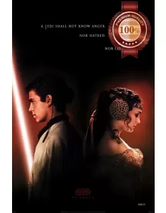 EPISODE II 2 ANAKEN AND PADME 2002 STAR WARS CINEMA MOVIE PRINT PREMIUM POSTER