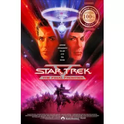 STAR TREK V THE FINAL FRONTIER 1989 ORIGINAL CINEMA MOVIE PRINT PREMIUM POSTER