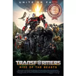 TRANSFORMERS RISE OF THE BEASTS 2023 ORIGINAL CINEMA MOVIE PRINT PREMIUM POSTER