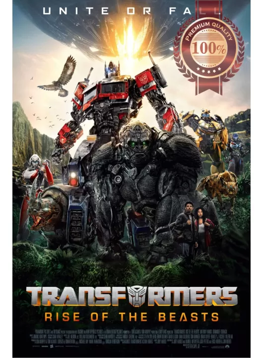 TRANSFORMERS RISE OF THE BEASTS 2023 ORIGINAL CINEMA MOVIE PRINT PREMIUM POSTER
