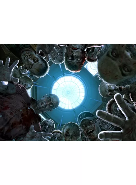 ZOMBIES LOOKING DOWN RESIDENT EVIL 28 DAYS WALL ART PRINT PREMIUM POSTER