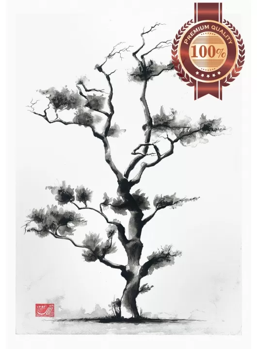 JAPANESE TREE ARTWORK ORIGINAL HOME DECOR PAINTING ART PRINT PREMIUM POSTER JAPANESE TREE ARTWORK ORIGINAL HOME DECOR PAINTING ART PRINT PREMIUM POSTER
