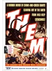 THEM! THEM 1954 50s OFFICIAL ORIGINAL CINEMA FILM MOVIE PRINT PREMIUM POSTER