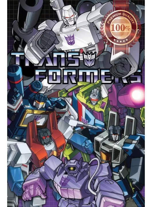THE TRANSFORMERS DECEPTICONS 1984 80s CHARACTERS ART MOVIE PRINT PREMIUM POSTER THE TRANSFORMERS DECEPTICONS 1984 80s CHARACTERS ART MOVIE PRINT PREMIUM POSTER