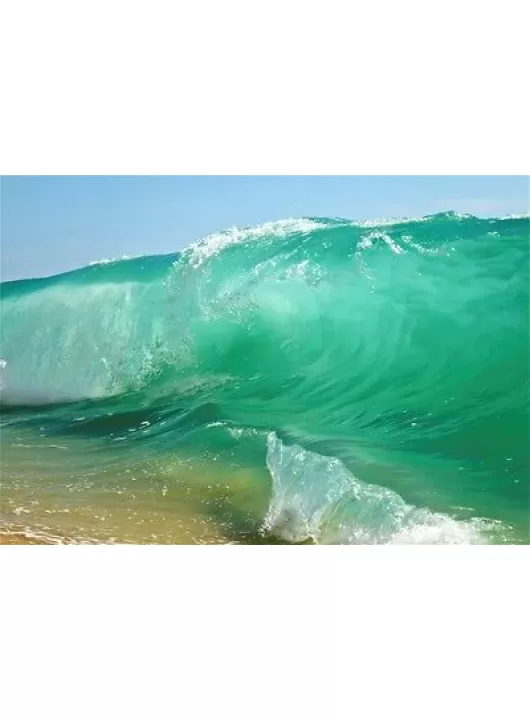 LARGE TUBE WAVE BREAKING ON BEACH SEA SURF PAINTING WALL ART PRINT POSTER LARGE TUBE WAVE BREAKING ON BEACH SEA SURF PAINTING WALL ART PRINT POSTER